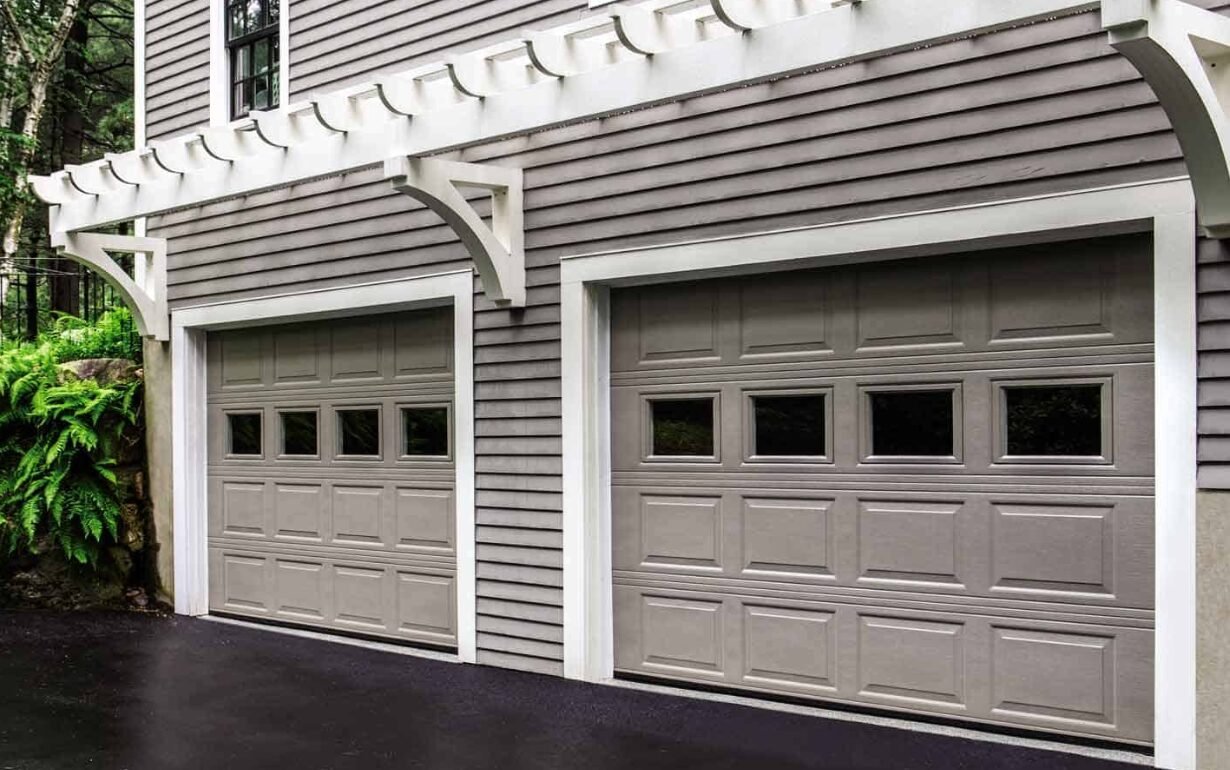 Garage door repair service.